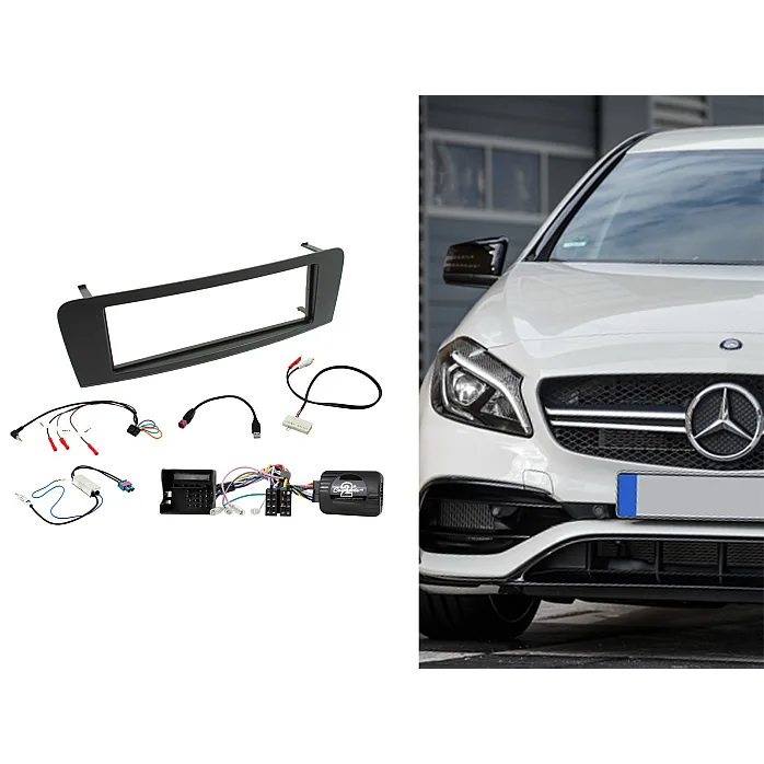 CTKMB10 Mercedes A Class W176 2013-2018 Single Din Car Stereo Fascia Fitting Kit