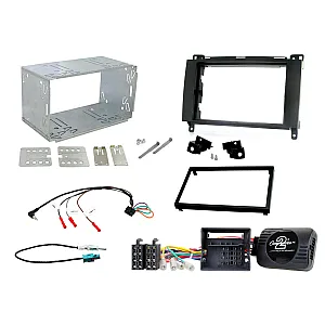 Mercedes A, B Class, Sprinter, Vito, Viano Double Din Car Stereo Fascia Fitting Kit
