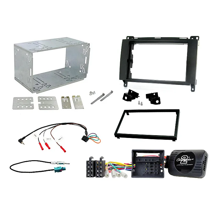 CTKMB12 Mercedes A, B Class, Sprinter, Vito, Viano Double Din Car Stereo Fascia Fitting Kit
