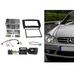 CTKMB15 Mercedes CLK 2004 - 2009 Double Din Car Stereo Fascia Fitting Kit