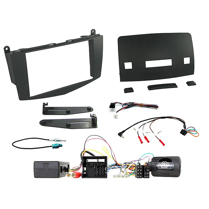 CTKMB27 Mercedes C Class 2007 - 2011 Double Din Car Stereo Fascia Fitting Kit