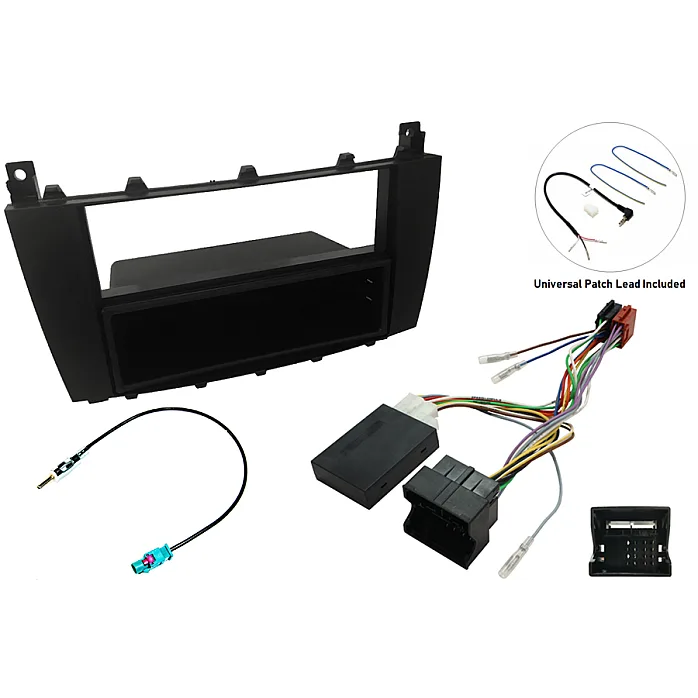 InCarTec FK-238 Mercedes C-Class (2004-2007) Single / Double Din Car Stereo Fitting Kit (AUDIO 20/NTG2 SYSTEMS)