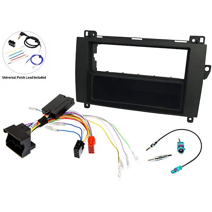 InCarTec FK-257-4 Mercedes Vito Single Din Car Stereo Upgrade Fitting Kit