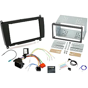 Mercedes CLK C209 (2005-2009) Double DIN Car Stereo Fitting Kit Matt Black