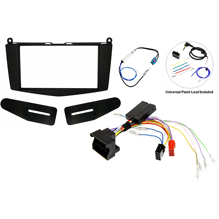 InCarTec FK-921 Mercedes C Class W204 Double Din Stereo Fitting Kit