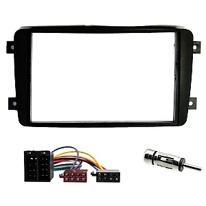 Mercedes C Class, CLK Double Din Car Stereo CD Fascia Fitting Kit