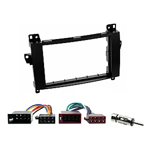 Mercedes Sprinter, Viano Double Din Car Stereo Fitting Kit Fascia, Wiring, Aerial