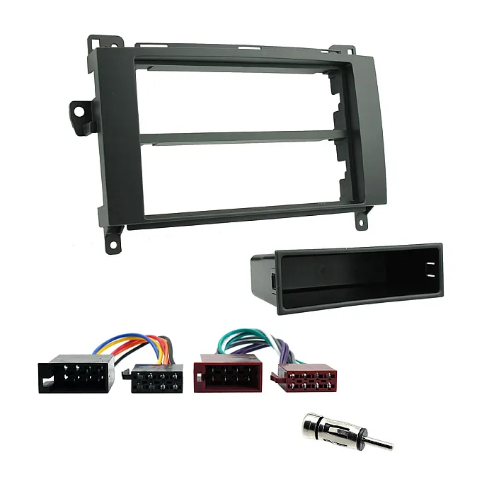 Mercedes A-Class B-Class Single Din Car Stereo Fitting Kit Fascia, Wiring, Aerial