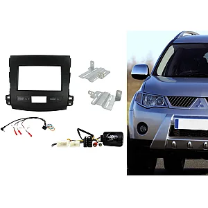 Connects2 CTKMT03 - Mitsubishi Outlander 2007 - 2013 Double Din Car Stereo Fitting Kit