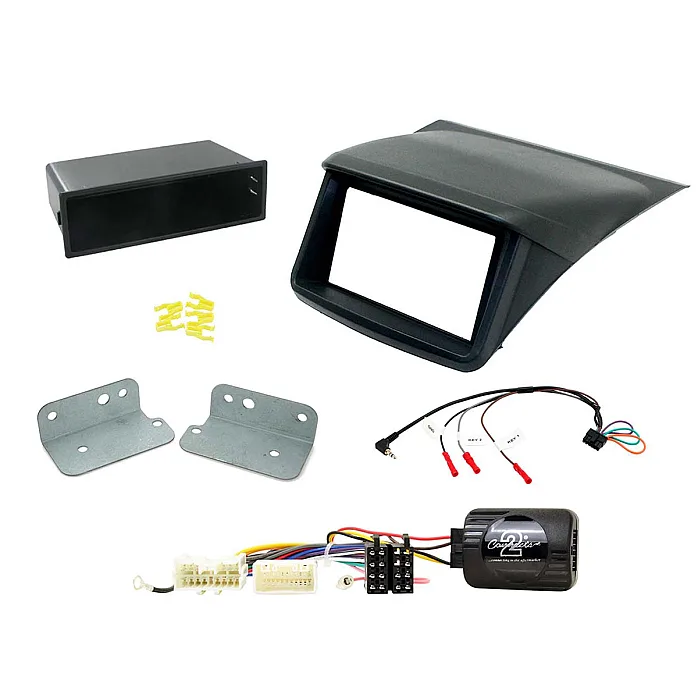 CTKMT07 Mitsubishi L200 2012-2015 Double Din Car CD Stereo Fascia Fitting Kit