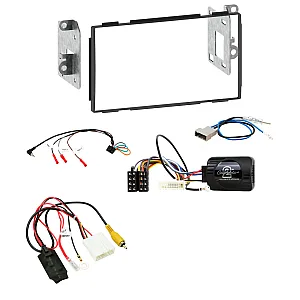 Nissan Qashqai 2007-2013 Double Din Car Stereo Fascia Fitting Kit With Camera Retention Interface