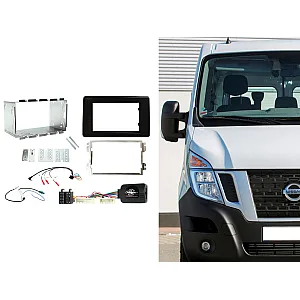 CTKRT19 Nissan NV400 2020> Double Din Car Stereo Fascia Fitting Kit