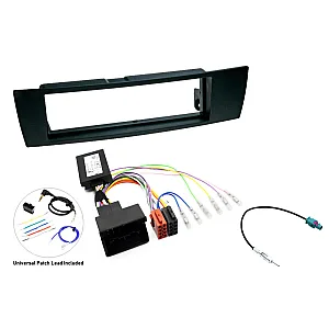 BMW 1, 3, Z4 Series Single DIN Car Stereo Upgrade Fitting Kit (With SWC)