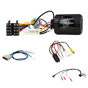 Nissan Juke 2010 - 2014 Double Din Stereo / Steering Control / Camera Retention / Antenna Kit