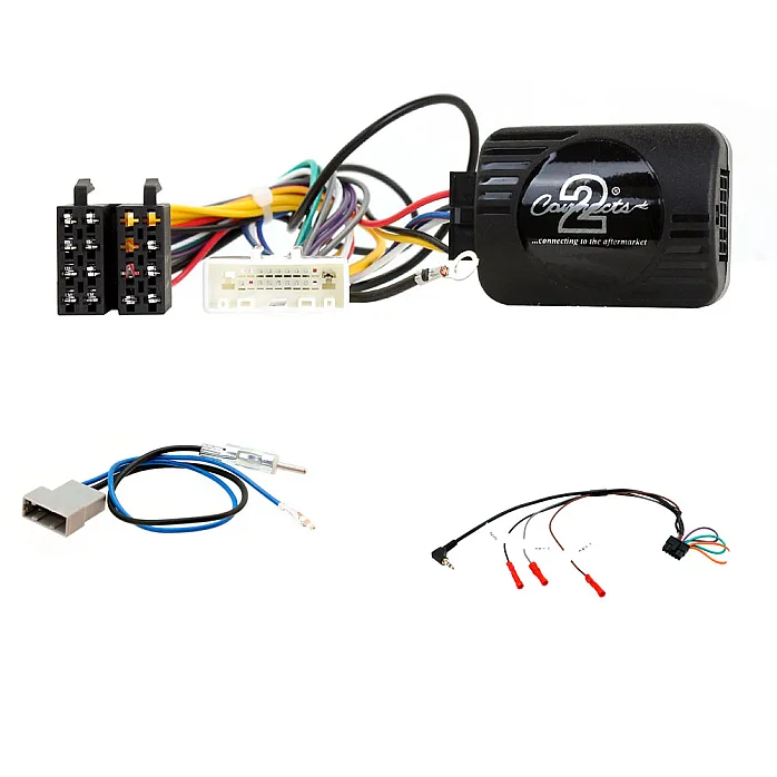 Nissan Juke 2010 - 2014 Double Din Stereo / Steering Control / Antenna Kit