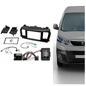 CTKPE10 Peugeot Expert 2016 Onwards Double Din Car Stereo Fascia Fitting Kit