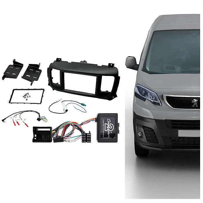 CTKPE10 Peugeot Expert 2016 Onwards Double Din Car Stereo Fascia Fitting Kit