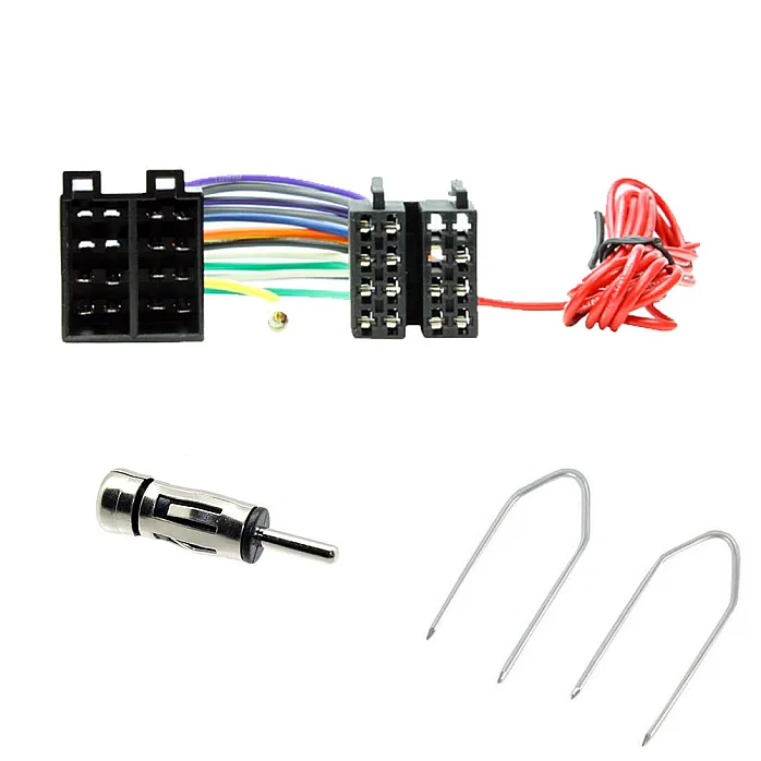 Peugeot 206, 307, 406, 607 Car CD Stereo Wiring Harness, Aerial Adaptor & Keys