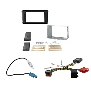 Porsche Cayenne (2002-2007) Non BOSE Double Din Car Stereo Fascia Fitting Kit