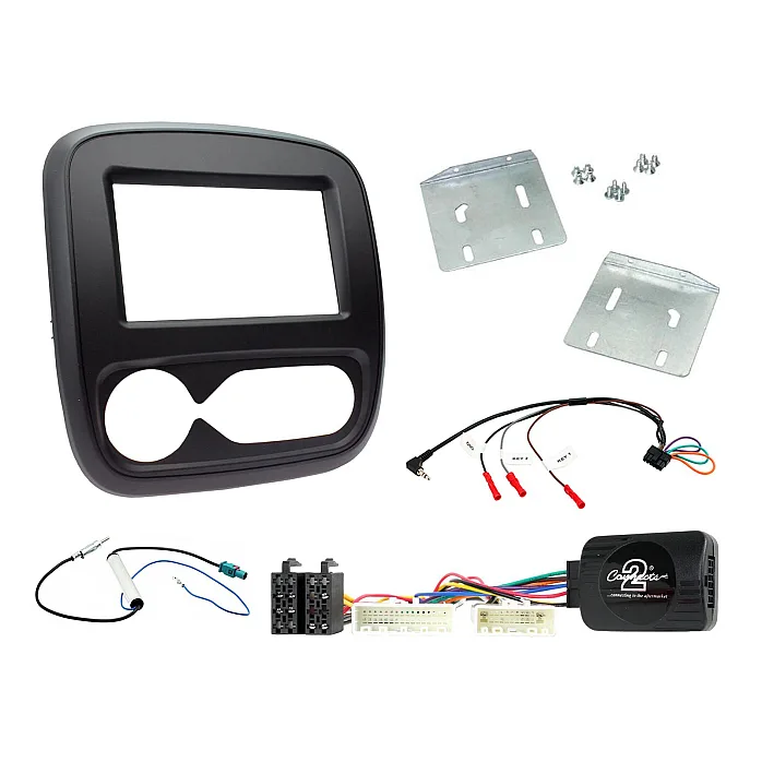 CTKRT11 Renault Trafic 2017 - 2019 Double Din Car Stereo Fascia Fitting Kit