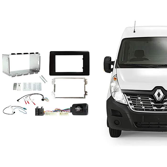 CTKRT19 Renault Master 2020> Double Din Car Stereo Fascia Fitting Kit