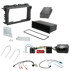 Renault Trafic 2011-2014 Double Din Car CD Stereo Fitting Kit, Fascia Stalk, Aerial Adaptor