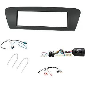 Renault Scenic 2009 - 2016 Single Din Fascia / Steering Control / Antenna Kit