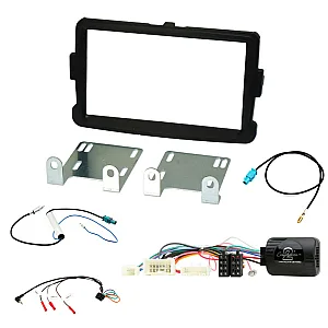 Renault Master 2010 - 2019 With TYPE 8 Stereo Double Din Fascia / Steering / FM, DAB Antenna Kit
