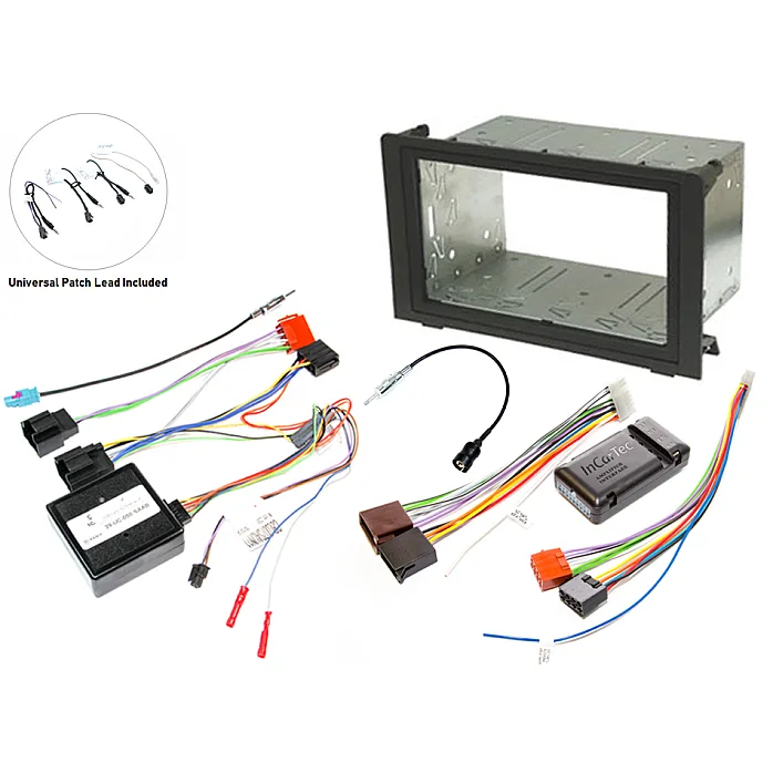 InCarTec FK-311 Saab 9-3 2006-2013 Double Din Car Stereo Upgrade Fitting Kit (DELPHI/ FUJITSU)
