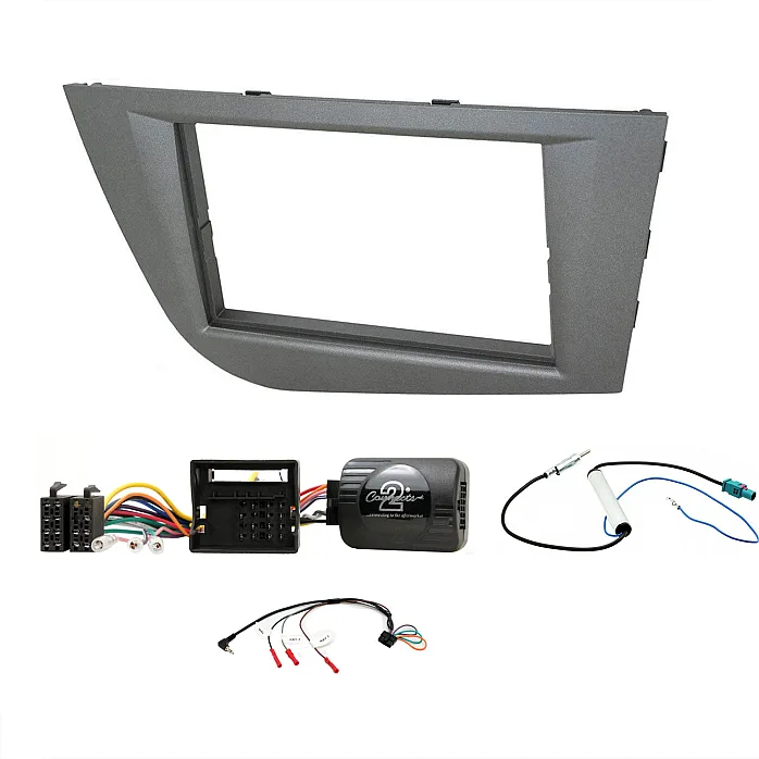 Seat Leon 2005-2012 Double Din Fascia Car Stereo Fitting Kit