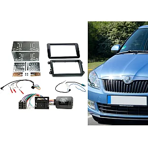 Connects2 CTKSK01 - Skoda Fabia 2007 - 2014 Double Din Car Stereo Fitting Kit