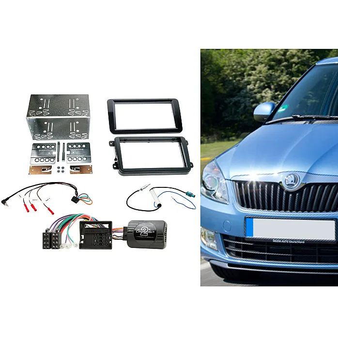 Connects2 CTKSK01 - Skoda Fabia 2007 - 2014 Double Din Car Stereo Fitting Kit