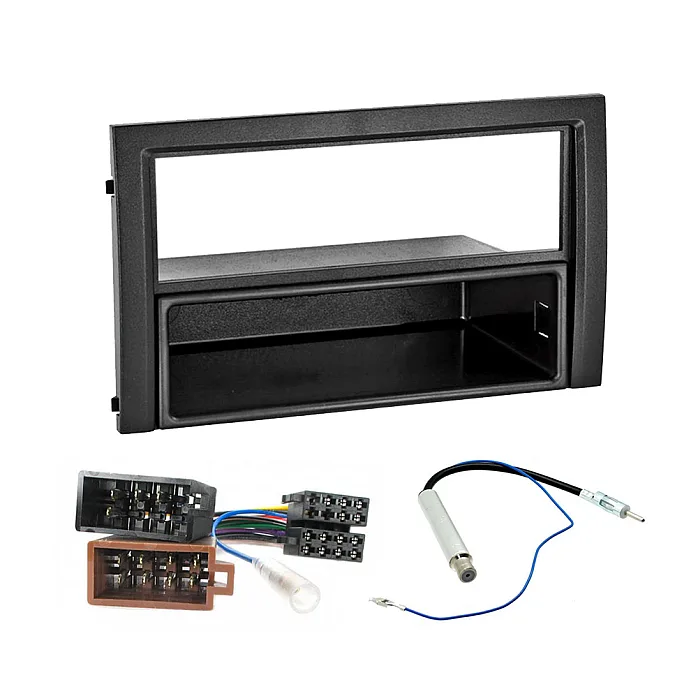 Skoda Fabia 2004 - 2007 Car CD Stereo Black Fascia Wiring Aerial Fitting Kit