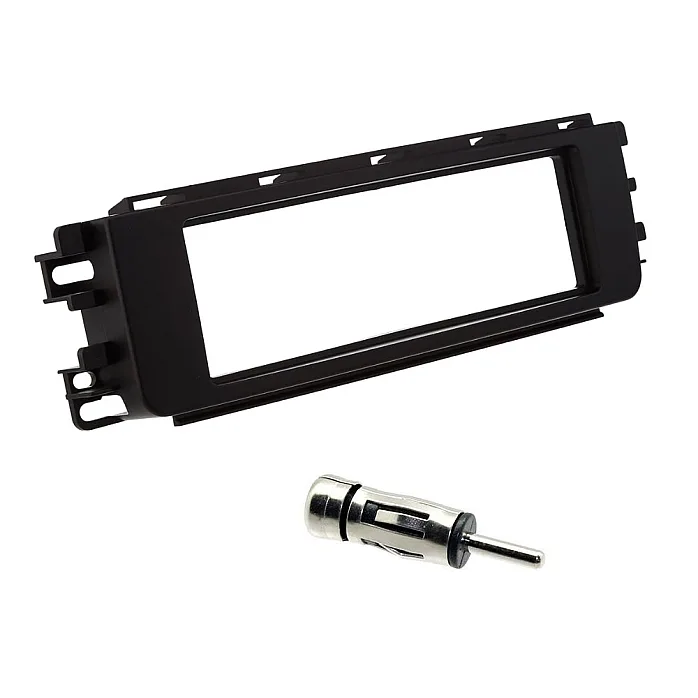 Smart For Four 2004-2006 Matt Black Single Din Fascia Panel Fitting Kit