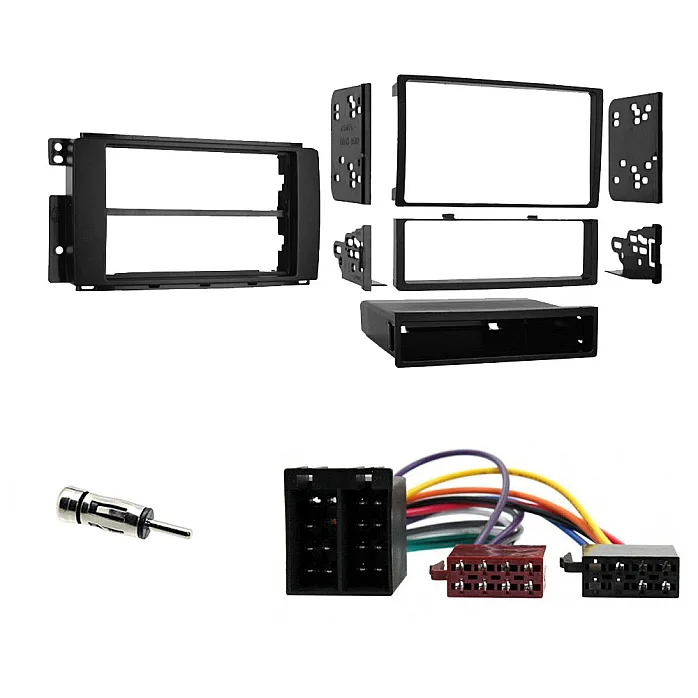Smart ForTwo 2007 - 2010 Double Din Fascia Panel Adapter Plate Cage Fitting Kit