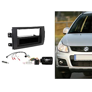 Connects2 CTKSZ03 Suzuki SX4 2006 -2014 Single or Double Din Car Stereo Fitting Kit - Black