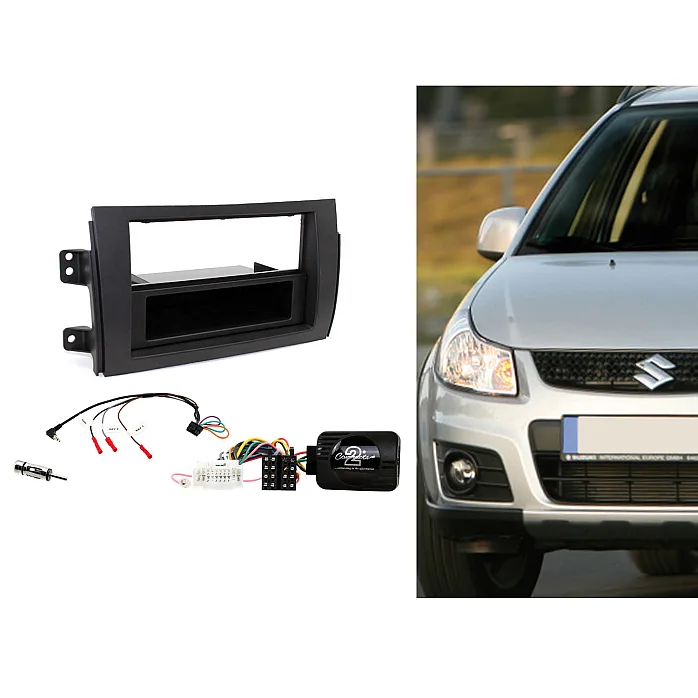 Connects2 CTKSZ03 Suzuki SX4 2006 -2014 Single or Double Din Car Stereo Fitting Kit - Black