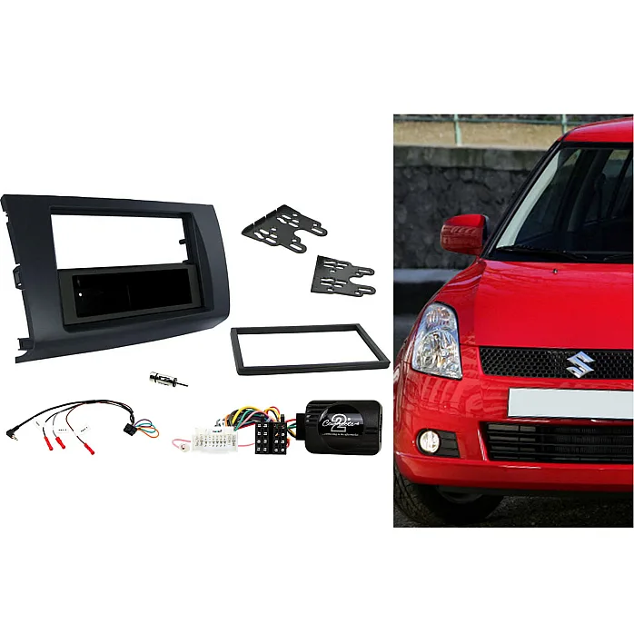 Connects2 CTKSZ07 - Suzuki Swift 2005-2010 Single Double Din Car Stereo Fascia Fitting Kit