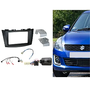 CTKSZ09 Suzuki Swift 2011-2017 Double Din Car Stereo Fascia Fitting Kit