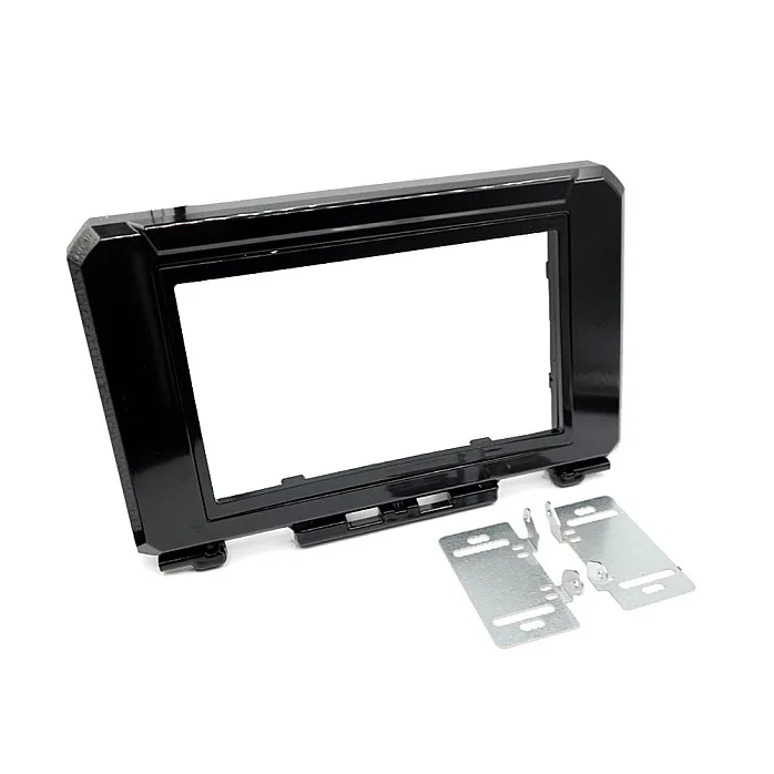 InCarTec FK-605 Suzuki Jimny 2018> Double Din Car Stereo Upgrade Fitting Kit With SWC (GLOSS BLACK)