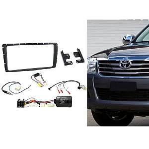 CTKTY10 Toyota Hilux 2012 - 2015 Double Din Car Stereo Fascia Fitting Kit