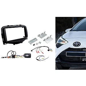 CTKTY17 Toyota Aygo 2014-2018 Double Din Car Stereo Fascia Fitting Kit