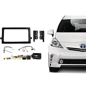 CTKTY25 Toyota Prius 2016 Onwards Double Din Car Stereo Fascia Fitting Kit