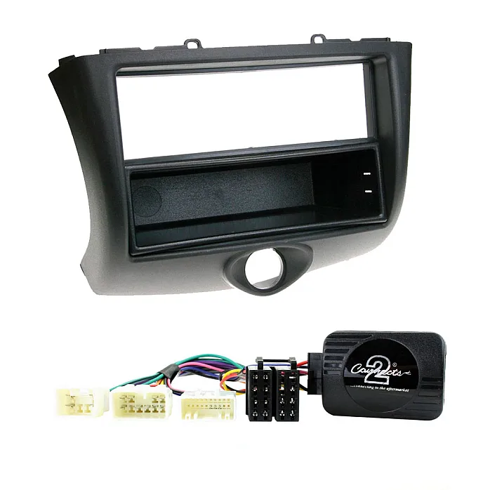 Toyota Yaris 2003-2006 Car Stereo Double Din Fitting Kit, Fascia & Stalk Control