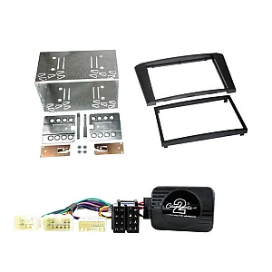 Toyota Avensis T25 (2003-2009) Car Stereo Double Din Fitting Kit, Fascia & Stalk Control