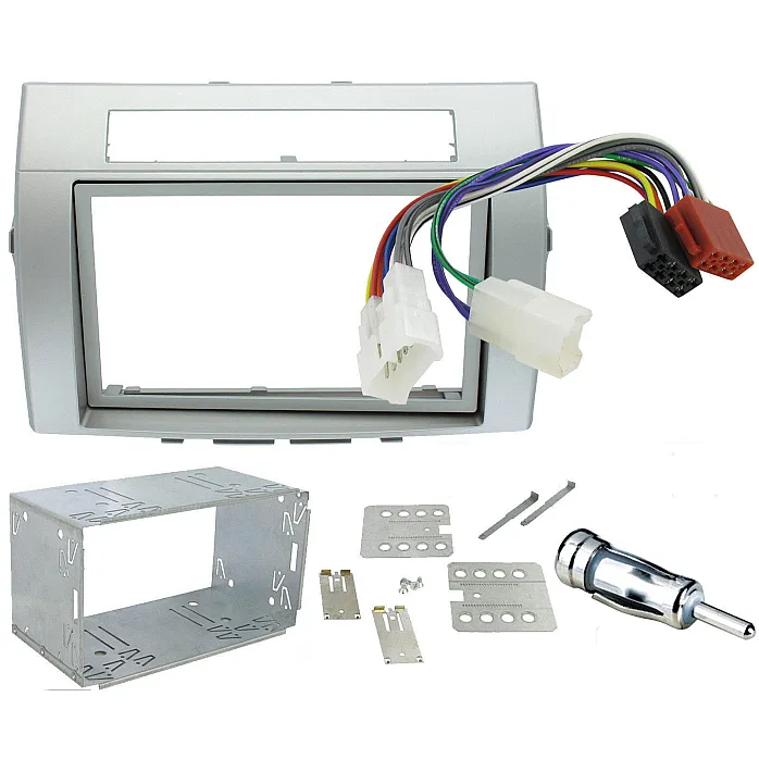 Toyota Corolla Verso (2001-2007) Car CD Stereo Double Din Fascia Fitting Wiring Kit