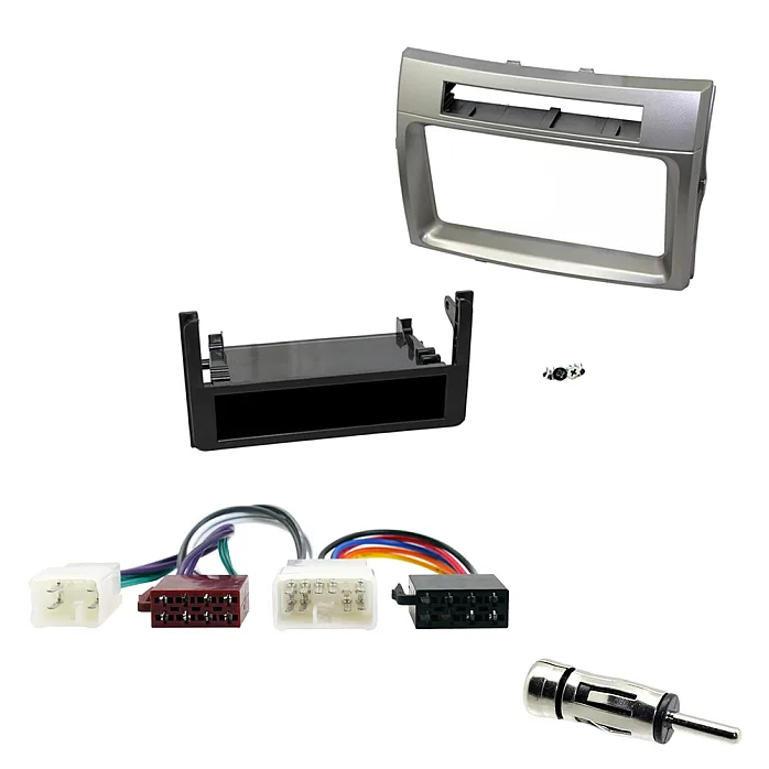 Toyota Corolla Verso 2004 - 2007 Silver Single Din Fascia Fitting Kit
