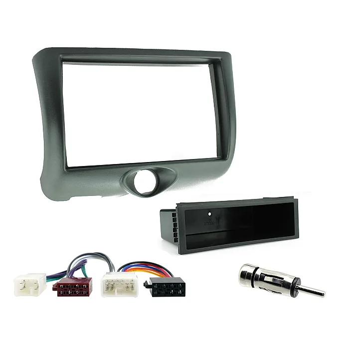 Toyota Yaris 1999 - 2003 Black Single Or Double Fascia Fascia ISO Aerial Fitting Kit