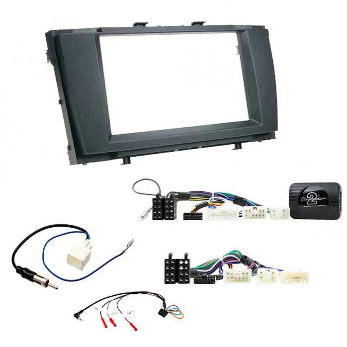 Toyota Avensis T27 2009> Double Din Fascia / Steering / Antenna Adapter Kit