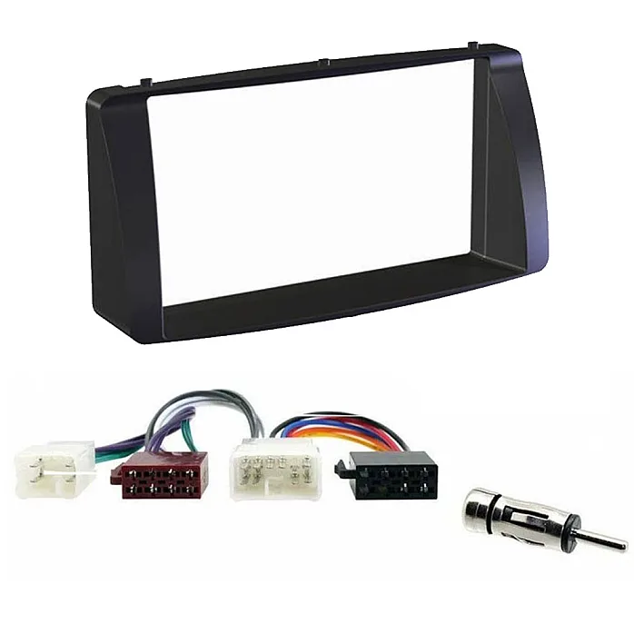 Toyota Corolla E12 Car CD Stereo Double Din Fascia Fitting Wiring Kit